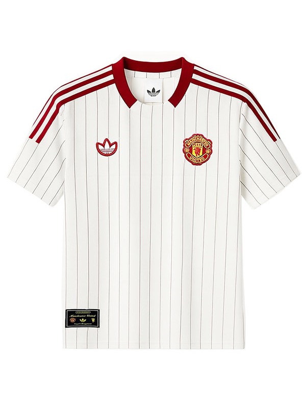 Manchester united maillot blanc adulte icons pour homme tenue 2025-2026